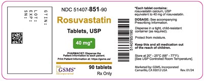 51407-851-90lb (Rosuvastatin)